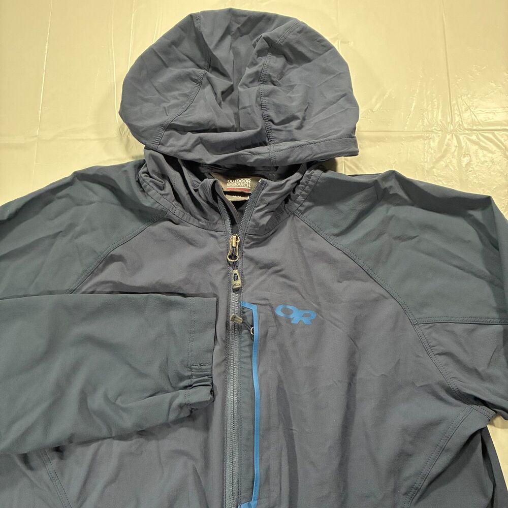Outdoor Research Men’s Ferrosi Hooded Jacket Size Medium Navy V055